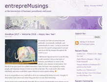 Tablet Screenshot of entrepremusings.com